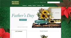 Desktop Screenshot of gardenpathflorist.com